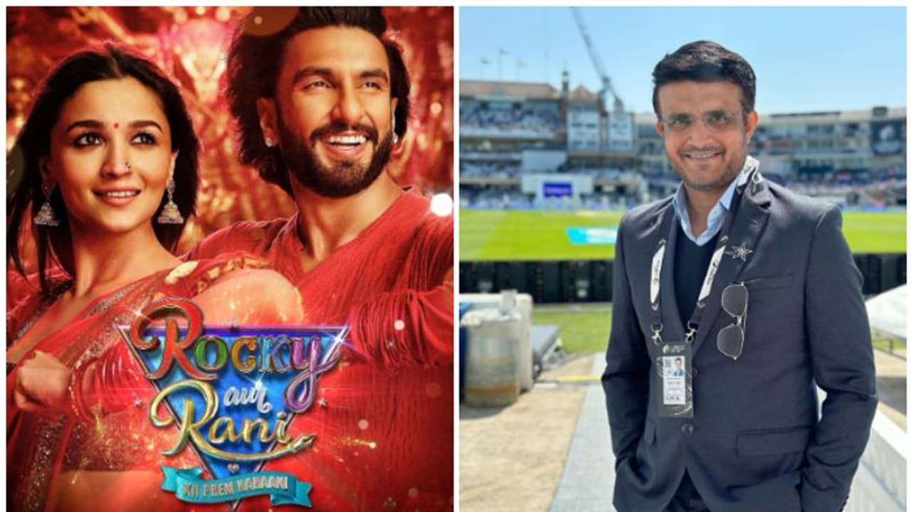 Rocky Aur Rani Kii Prem Kahaani: Sourav Ganguly praises the film, says it's 'Darun' Rocky Aur Rani Kii Prem Kahaani: Sourav Ganguly praises the film, says it's 'Darun'