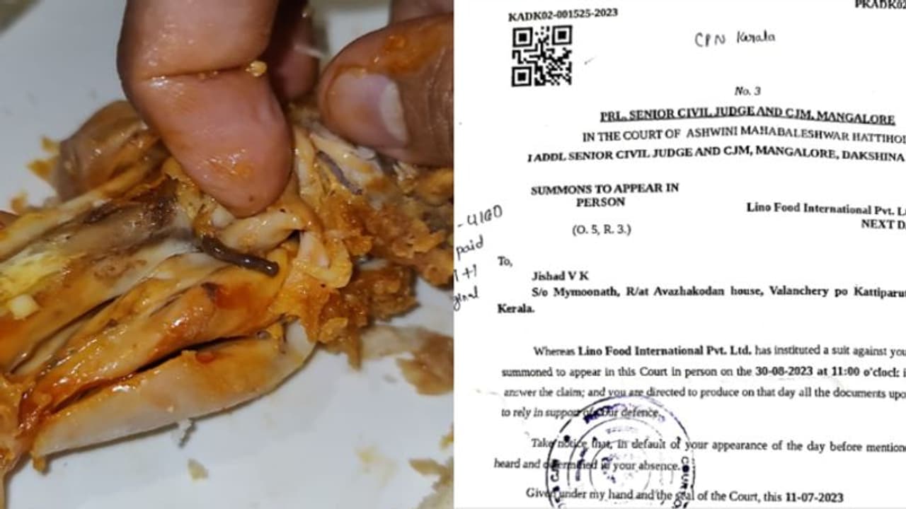 ഭക്ഷണത്തിൽ പുഴു, പരാതി നൽകി കട പൂട്ടിച്ചു; പിന്നാലെ യുവാവിനോട് ഒരു കോടി നഷ്ടപരിഹാരം ആവശ്യപ്പെട്ട് ഹോട്ടൽ ഉടമ !