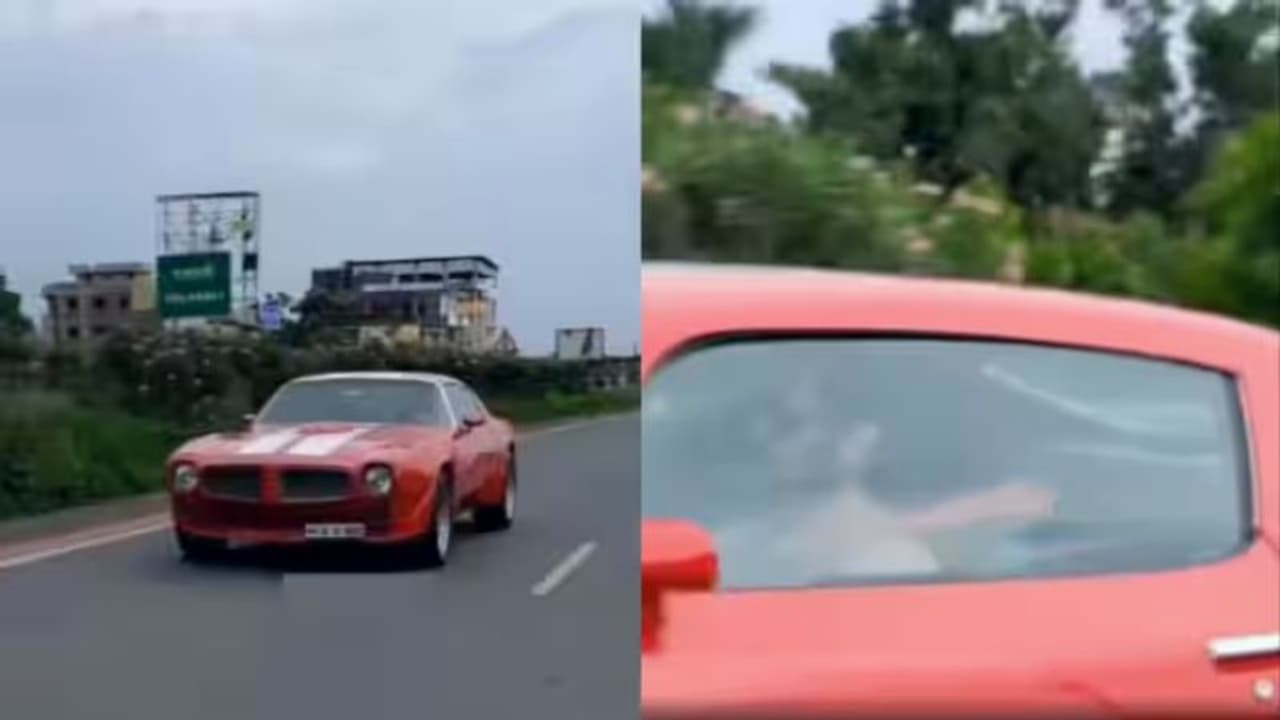 சீட் பெல்ட் அணிந்து 1973 ஆம் ஆண்டுகளில் வந்த காரை ஓட்டிச் சென்ற தோனி: வைரலாகும் வீடியோ! சீட் பெல்ட் அணிந்து 1973 ஆம் ஆண்டுகளில் வந்த காரை ஓட்டிச் சென்ற தோனி: வைரலாகும் வீடியோ!