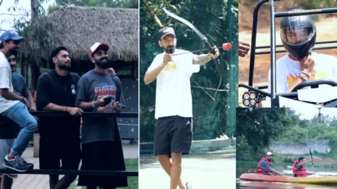 கயாக், பெயிண்ட்பால் என்று ஜாலியா இருக்கும் கேஎல் ராகுல்: வைரலாகும் வீடியோ! கயாக், பெயிண்ட்பால் என்று ஜாலியா இருக்கும் கேஎல் ராகுல்: வைரலாகும் வீடியோ!