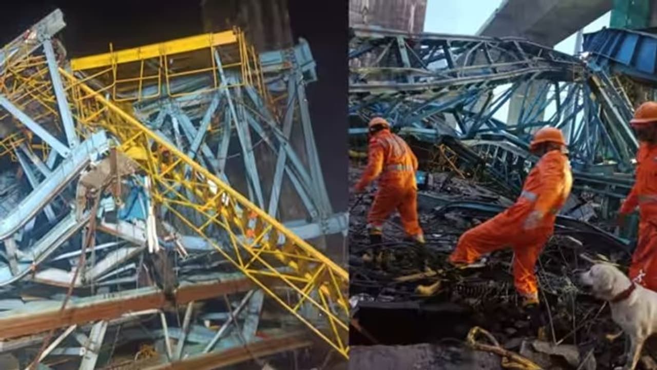 மகாராஷ்டிராவில் ராட்சத கிரேன் விபத்து: 17 பேர் பலி!