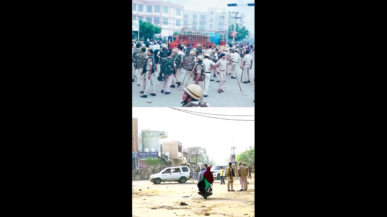 గురుగ్రామ్ లో మత ఉద్రిక్తత.. రెండు వర్గాల మధ్య ఘర్షణలో ముగ్గురి మరణం.. మృతుల్లో ఇద్దరు హోంగార్డులు.. గురుగ్రామ్ లో మత ఉద్రిక్తత.. రెండు వర్గాల మధ్య ఘర్షణలో ముగ్గురి మరణం.. మృతుల్లో ఇద్దరు హోంగార్డులు..