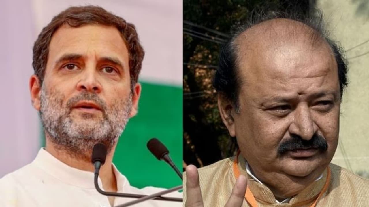 'അയോഗ്യനാക്കിയിട്ടും അഹങ്കാരം'; രാഹുല്‍ ഗാന്ധിക്കെതിരെ ബി.ജെ.പി എം.എല്‍.എ