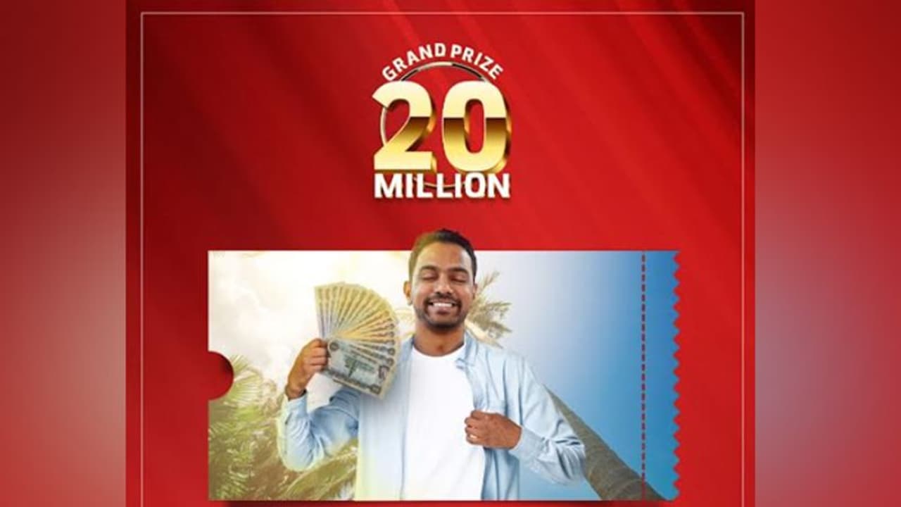 സമ്മാനം 20 മില്യൺ ദിർഹം; അടുത്ത മൾട്ടി മില്യണയർ നിങ്ങളാണോ? സമ്മാനം 20 മില്യൺ ദിർഹം; അടുത്ത മൾട്ടി മില്യണയർ നിങ്ങളാണോ?