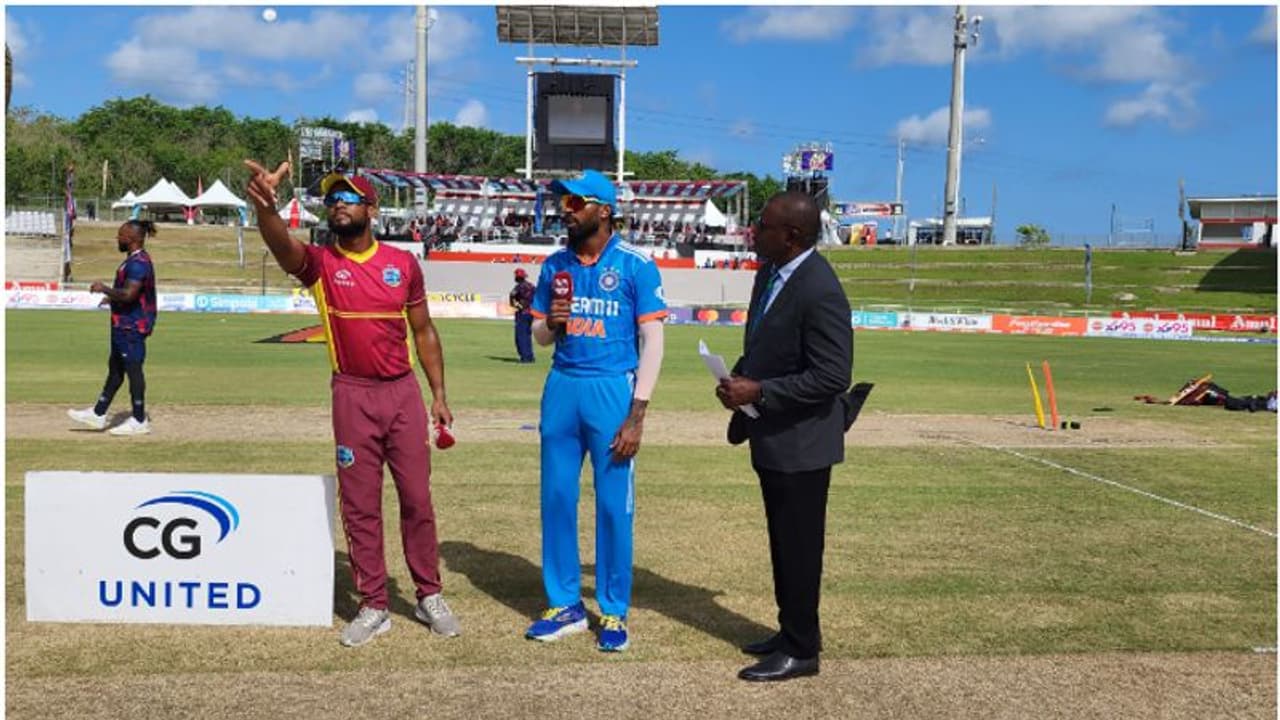 വിന്‍ഡീസിനെതിരെ ഇന്ത്യക്ക് ടോസ് നഷ്ടം; കോലിയും രോഹിത്തും പുറത്ത് തന്നെ; ടീമില്‍ രണ്ട് മാറ്റം