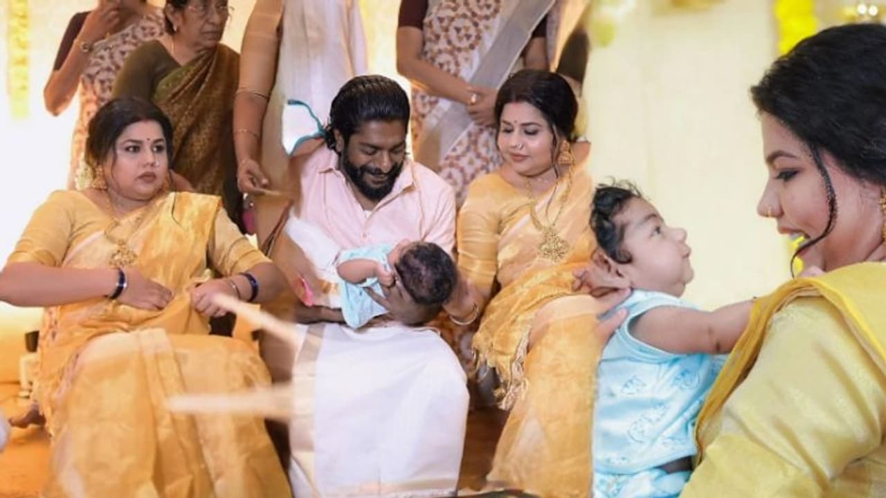 മകന്റെ പേരിടൽ ചടങ്ങ് ഗംഭീരമാക്കി, വീഡിയോയുമായി നടി സ്നേഹയും ശ്രീകുമാറും