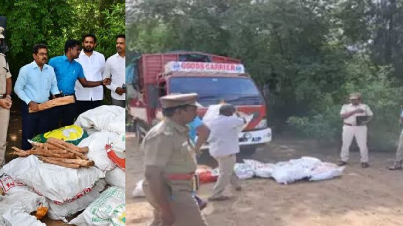 സിനിമ സ്റ്റൈൽ ചേസിംഗ്; മലപ്പുറത്ത് നിന്ന് ചന്ദനം കടത്തി, 150 കി.മി പിന്തുടർന്ന് പിടികൂടി കോയമ്പത്തൂർ പൊലീസ് സിനിമ സ്റ്റൈൽ ചേസിംഗ്; മലപ്പുറത്ത് നിന്ന് ചന്ദനം കടത്തി, 150 കി.മി പിന്തുടർന്ന് പിടികൂടി കോയമ്പത്തൂർ പൊലീസ്