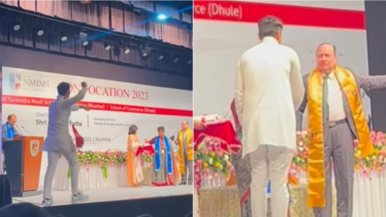 WATCH: Mumbai student's graduation ceremony dance takes an unexpected turn; leaves internet divided WATCH: Mumbai student's graduation ceremony dance takes an unexpected turn; leaves internet divided