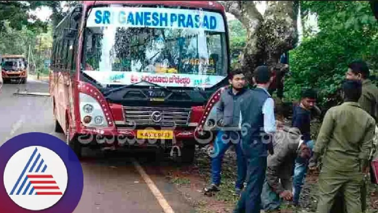 ವಿದ್ಯುತ್ ಕಂಬಕ್ಕೆ ಬಸ್ ಡಿಕ್ಕಿ: ಕರೆಂಟ್ ಶಾಕ್ಗೆ ಇಬ್ಬರು ಪ್ರಜ್ಞಾಹೀನ ವಿದ್ಯುತ್ ಕಂಬಕ್ಕೆ ಬಸ್ ಡಿಕ್ಕಿ: ಕರೆಂಟ್ ಶಾಕ್ಗೆ ಇಬ್ಬರು ಪ್ರಜ್ಞಾಹೀನ