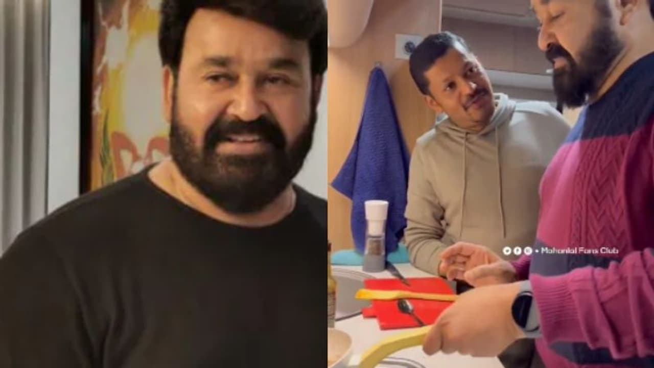 കാരവാനില് പാചക പരീക്ഷണവുമായി മോഹൻലാല്, വീഡിയോ പുറത്ത് കാരവാനില് പാചക പരീക്ഷണവുമായി മോഹൻലാല്, വീഡിയോ പുറത്ത്