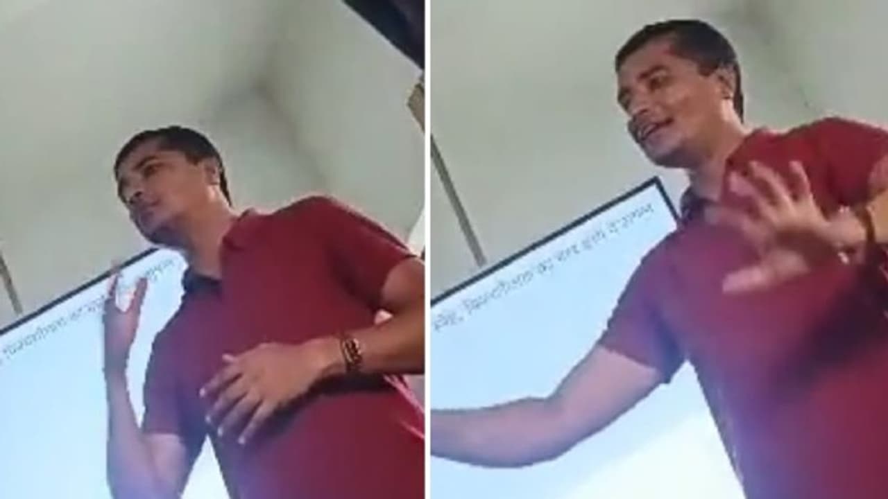 இந்துக் கடவுள்களுக்கு எதிராக உரையாற்றிய பேராசிரியர்.. மாணவர்கள் அளித்த புகார் என்ன செய்தது கல்லூரி நிர்வாகம் இந்துக் கடவுள்களுக்கு எதிராக உரையாற்றிய பேராசிரியர்.. மாணவர்கள் அளித்த புகார் என்ன செய்தது கல்லூரி நிர்வாகம்