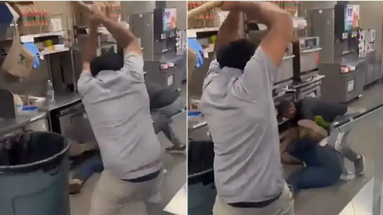 ಅಮೆರಿಕದಲ್ಲಿ ಅಂಗಡಿ ಲೂಟಿ ಮಾಡಲು ಯತ್ನಿಸಿದ ಕಳ್ಳನಿಗೆ ಥಳಿಸಿದ ಭಾರತೀಯ: ವಿಡಿಯೋ ವೈರಲ್