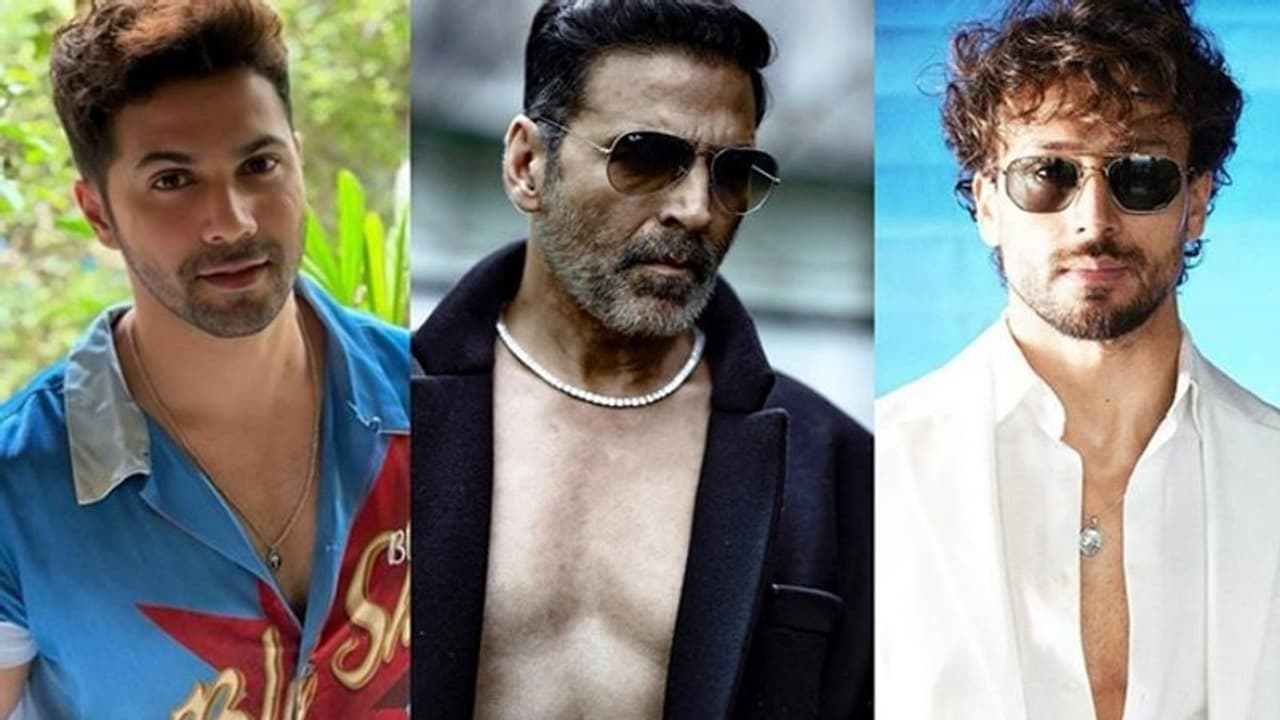 Akshay Kumar bonding with Varun Dhawan, Tiger Shroff over volleyball is unmissable WATCH Akshay Kumar bonding with Varun Dhawan, Tiger Shroff over volleyball is unmissable WATCH