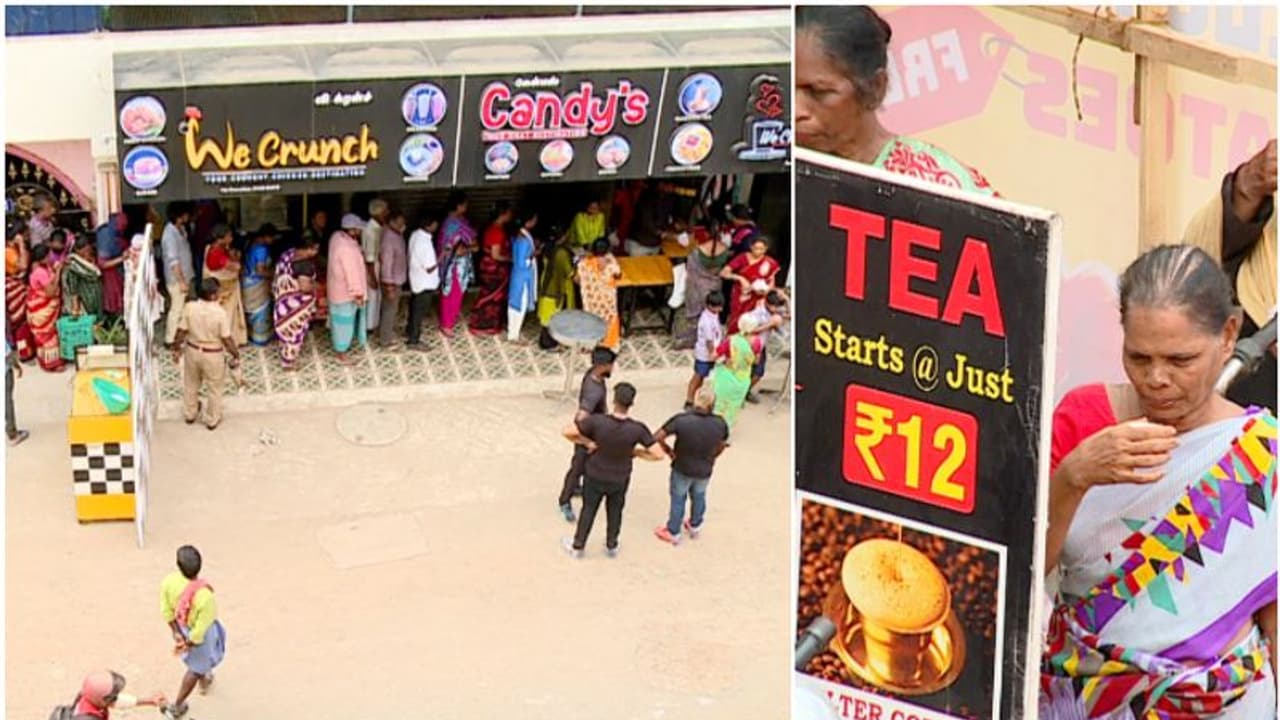 12 രൂപ വിലയുള്ള ചായക്ക് 200 രൂപ വിലയുള്ള തക്കാളി ഫ്രീ; ചായക്കടയിൽ തിരക്കോട് തിരക്ക്, പൊലീസ് രംഗത്ത് 12 രൂപ വിലയുള്ള ചായക്ക് 200 രൂപ വിലയുള്ള തക്കാളി ഫ്രീ; ചായക്കടയിൽ തിരക്കോട് തിരക്ക്, പൊലീസ് രംഗത്ത്