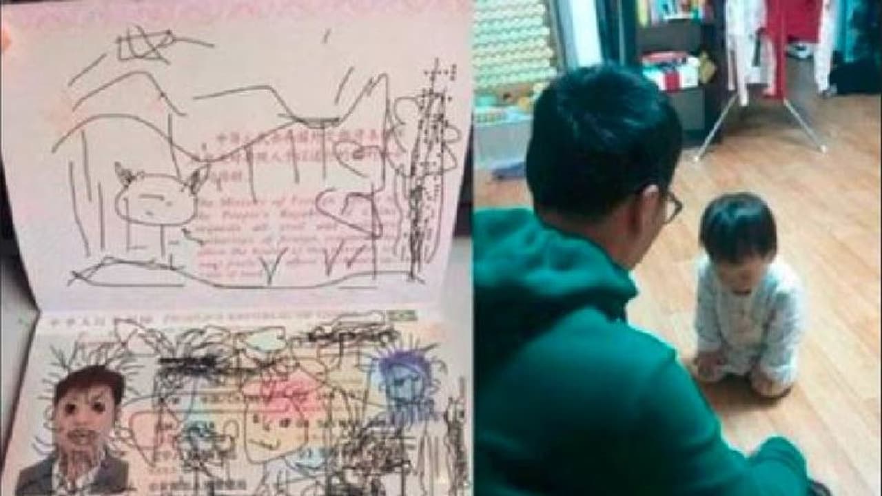 ಪುಟ್ಟ ಮಗನ ಕಿತಾಪತಿಗೆ ವಿದೇಶದಲ್ಲಿ ಬಾಕಿಯಾದ ಅಪ್ಪ: ಈ ವೈರಲ್ ಫೋಟೋದ ಹಿನ್ನೆಲೆ ಗೊತ್ತಾ?