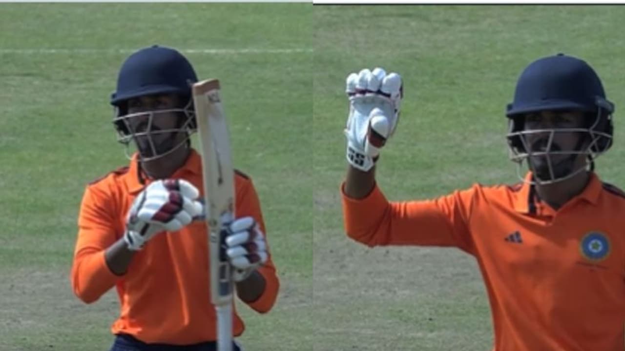 ദേവ്ധര് ട്രോഫി ഫൈനലിലെ സെഞ്ചുറിയും കോലി സ്റ്റൈല് ആഘോഷവും; രഹസ്യം വെളിപ്പെടുത്തി രോഹന് കുന്നുമ്മല് ദേവ്ധര് ട്രോഫി ഫൈനലിലെ സെഞ്ചുറിയും കോലി സ്റ്റൈല് ആഘോഷവും; രഹസ്യം വെളിപ്പെടുത്തി രോഹന് കുന്നുമ്മല്