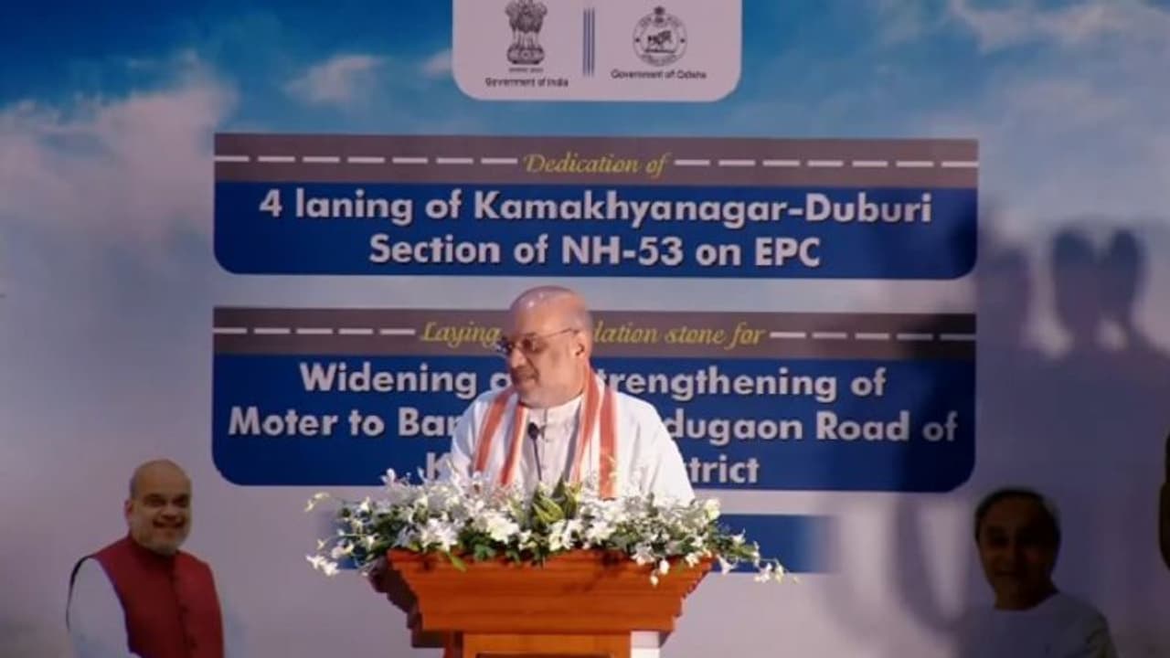 Union Home Minister Amit Shah, CM Naveen Patnaik launch national highway projects in Odisha; check details