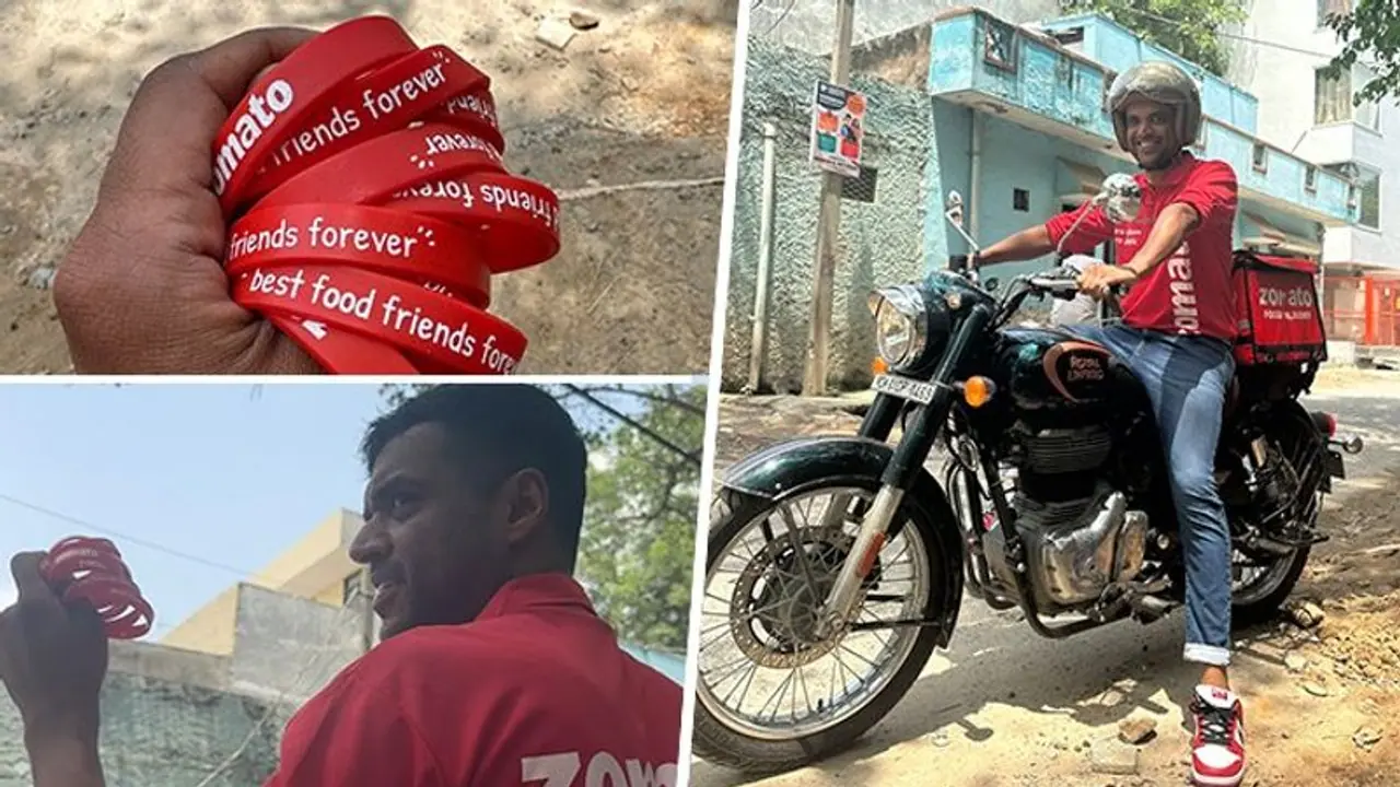 'Best Sunday ever': Zomato CEO Deepinder Goyal delivers food, friendship bands; netizens react 'Best Sunday ever': Zomato CEO Deepinder Goyal delivers food, friendship bands; netizens react