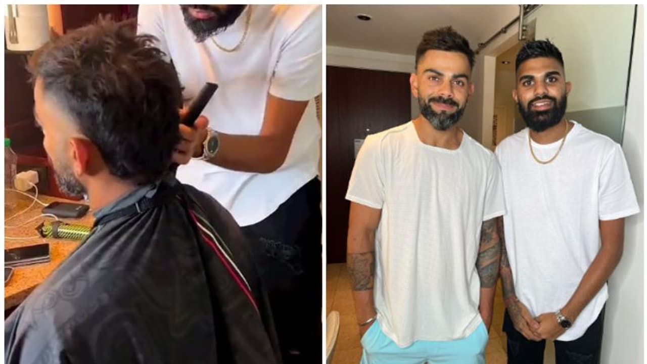 കോലി ഏഷ്യാകപ്പിനെത്തുക പുത്തന് ഹെയര് സ്റ്റൈലുമായി; വൈറലായി സലൂണില് നിന്നുള്ള വീഡിയോ കോലി ഏഷ്യാകപ്പിനെത്തുക പുത്തന് ഹെയര് സ്റ്റൈലുമായി; വൈറലായി സലൂണില് നിന്നുള്ള വീഡിയോ