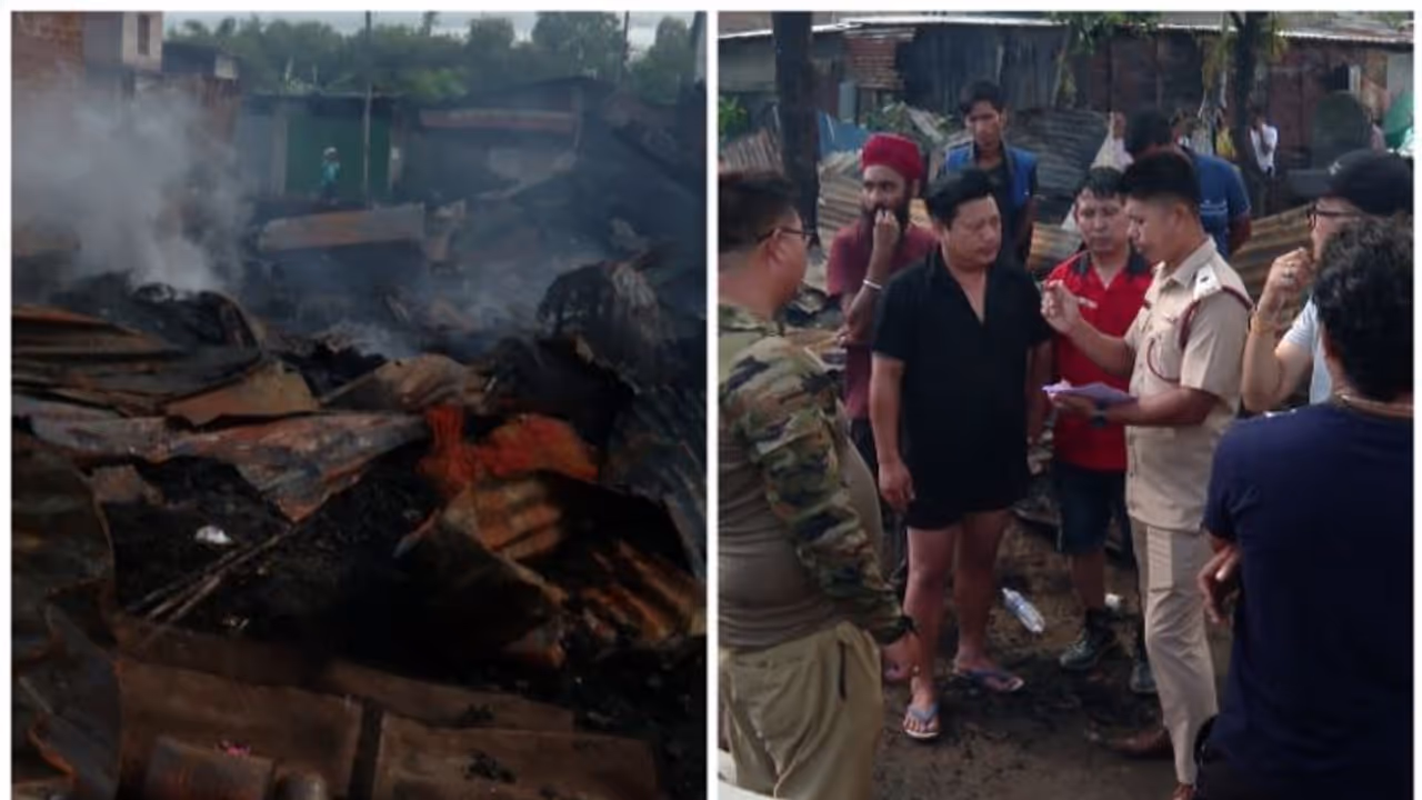 മണിപ്പൂരിൽ കലാപം രൂക്ഷം: വീടുകൾക്ക് തീയിട്ടു, വെടിവെയ്പ്, സംഘർഷത്തിൽ പരിക്കേറ്റ പൊലീസുകാരൻ മരിച്ചു മണിപ്പൂരിൽ കലാപം രൂക്ഷം: വീടുകൾക്ക് തീയിട്ടു, വെടിവെയ്പ്, സംഘർഷത്തിൽ പരിക്കേറ്റ പൊലീസുകാരൻ മരിച്ചു