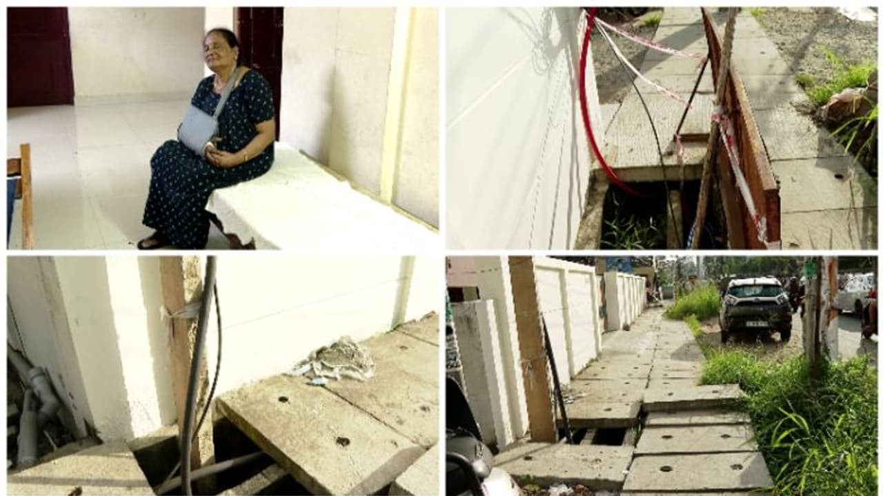 അപകടക്കുരുക്കായി അശാസ്ത്രീയ ഓടനിർമ്മാണം; ഹുക്കില് തട്ടിവീണ് വീട്ടമ്മയുടെ കയ്യൊടിഞ്ഞു അപകടക്കുരുക്കായി അശാസ്ത്രീയ ഓടനിർമ്മാണം; ഹുക്കില് തട്ടിവീണ് വീട്ടമ്മയുടെ കയ്യൊടിഞ്ഞു