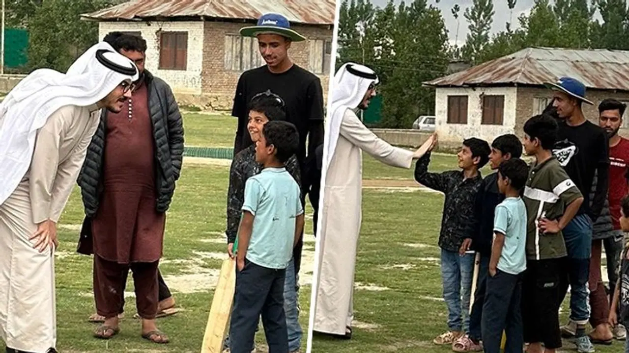 Article 370 abrogation anniversary: When British Arab influencer Amjad Taha met Kashmiri children Article 370 abrogation anniversary: When British Arab influencer Amjad Taha met Kashmiri children