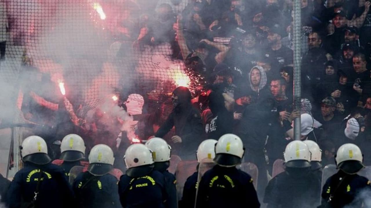 'Ban Dinamo Zagreb': Outrage after AEK Athens' fan stabbed to death in brawl before Champions League clash 'Ban Dinamo Zagreb': Outrage after AEK Athens' fan stabbed to death in brawl before Champions League clash