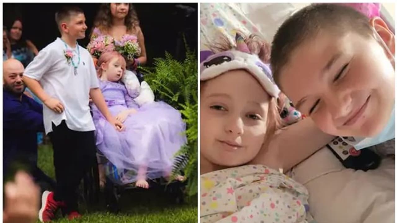 ಕ್ಯಾನ್ಸರ್‌ ಪೀಡಿತ 10 ವರ್ಷದ ಬಾಲಕಿಗೆ ಕೊನೆಯ ಆಸೆಯಂತೆ ಬಾಯ್‌ಫ್ರೆಂಡ್‌ ಜೊತೆ ಅದ್ದೂರಿ ಮದುವೆ!