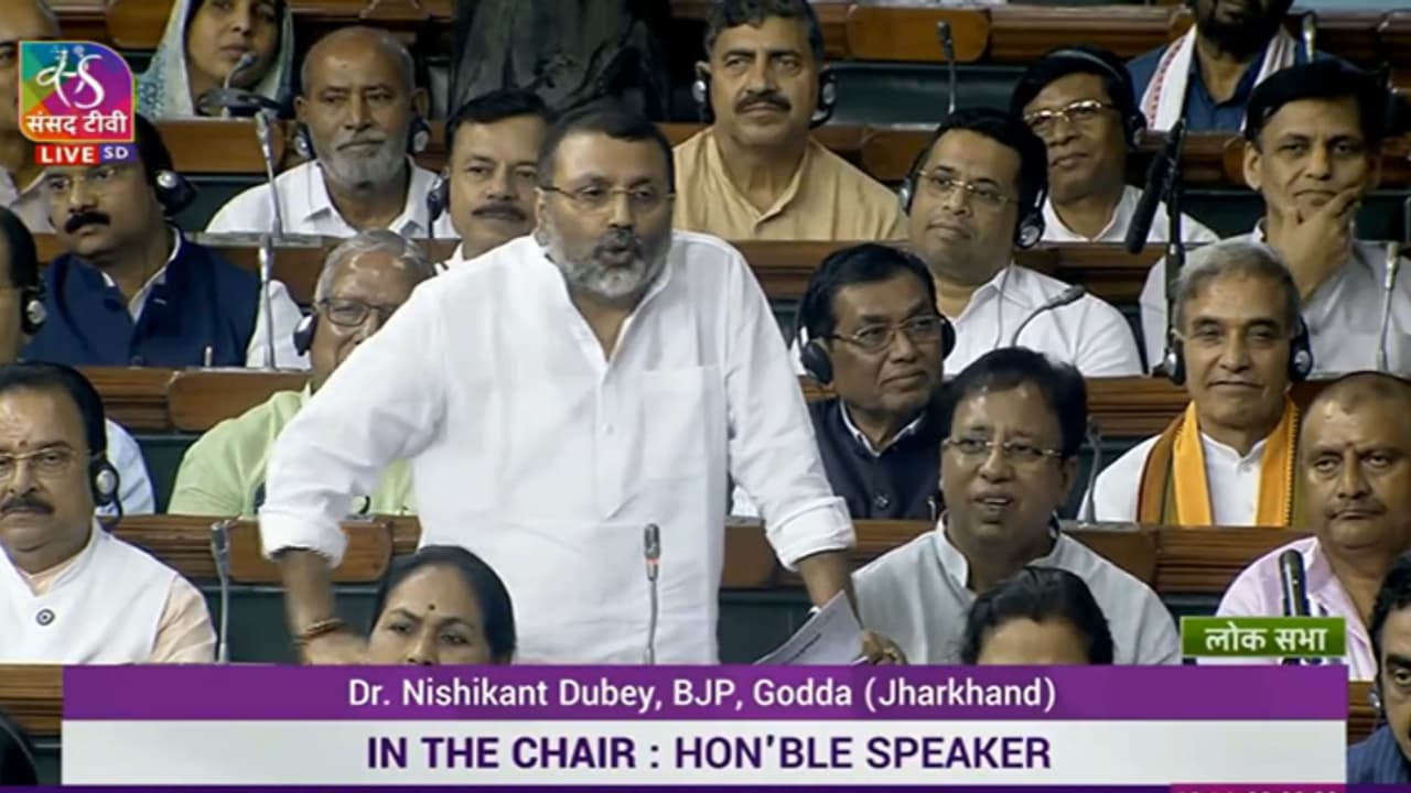 'Congress used Women Reservation Bill as lollypop': BJP's Nishikant Dubey counters Sonia Gandhi 'Congress used Women Reservation Bill as lollypop': BJP's Nishikant Dubey counters Sonia Gandhi