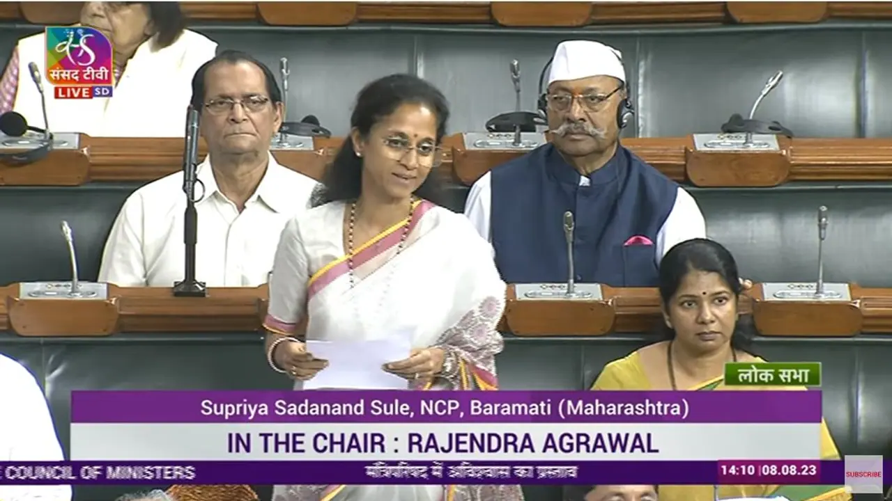 Modi government's Women's Reservation Bill is like a post dated cheque: Supriya Sule