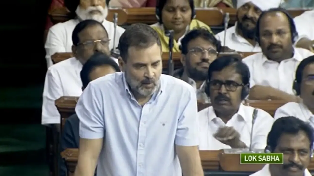 Rahul Gandhi kicks off no confidence motion speech with 'Adani' jab, tells BJP 'dariye math' Rahul Gandhi kicks off no confidence motion speech with 'Adani' jab, tells BJP 'dariye math'
