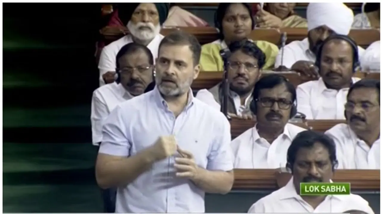 'ഭാരത് മാതാവ് എന്ന പേര് ഇന്ന് ഇന്ത്യയിൽ അൺപാർലമെന്ററി ആയിരിക്കുന്നു', സഭാ രേഖയിലെ വാക്ക് നീക്കത്തിൽ രാഹുൽ 'ഭാരത് മാതാവ് എന്ന പേര് ഇന്ന് ഇന്ത്യയിൽ അൺപാർലമെന്ററി ആയിരിക്കുന്നു', സഭാ രേഖയിലെ വാക്ക് നീക്കത്തിൽ രാഹുൽ