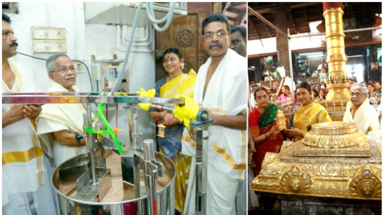 ദുർഗ സ്റ്റാലിൻ വക 32 പവൻ കിരീടം മാത്രമല്ല, ലക്ഷങ്ങൾ വിലയുള്ള മെഷിനും; 'ശാപമോക്ഷം' കിട്ടുക ചന്ദനമുട്ടികൾക്ക്!