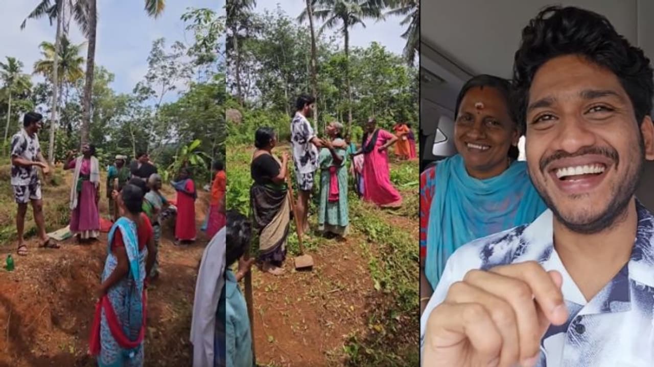 അമ്മയുടെ തൊഴിലുറപ്പ് ഫ്രണ്ട്സ്, കാണാനെത്തി അഖിൽ, സ്നേഹം കൊണ്ടുമൂടി അമ്മമാർ വീഡിയോ അമ്മയുടെ തൊഴിലുറപ്പ് ഫ്രണ്ട്സ്, കാണാനെത്തി അഖിൽ, സ്നേഹം കൊണ്ടുമൂടി അമ്മമാർ വീഡിയോ