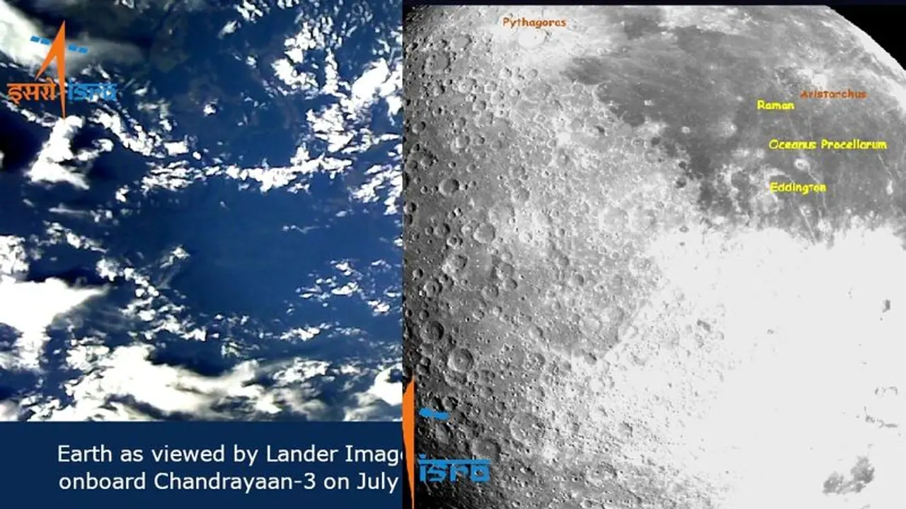 ಬಾಹ್ಯಾಕಾಶ ಕ್ಷೇತ್ರದಲ್ಲಿ ಭಾರತದ ಸಂಚಲನ; ಚಂದ್ರ ಭೂಮಿಯ ಫೋಟೋ ಕಳುಹಿಸಿದ ಉಪಗ್ರಹ!
