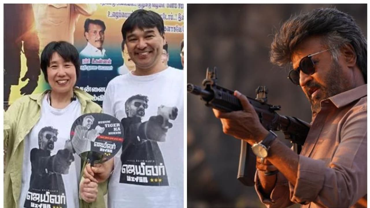 തലൈവരെ കാണാന്‍ കാത്തിരിക്കാനാകില്ല; ജയിലർ കാണാൻ കടല്‍ കടന്നെത്തി ജാപ്പനീസ് ദമ്പതികള്‍...