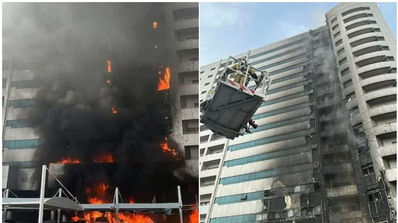 യുഎഇയില് ബഹുനില റെസിഡന്ഷ്യല് കെട്ടിടത്തില് വന് തീപിടിത്തം; നിരവധി ഫ്ലാറ്റുകളും വാഹനങ്ങളും കത്തി നശിച്ചു യുഎഇയില് ബഹുനില റെസിഡന്ഷ്യല് കെട്ടിടത്തില് വന് തീപിടിത്തം; നിരവധി ഫ്ലാറ്റുകളും വാഹനങ്ങളും കത്തി നശിച്ചു