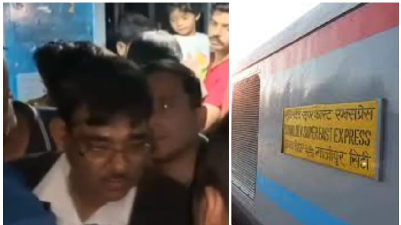 എസി കോച്ചുകളിൽ വൈദ്യുതി നിലച്ചു, ടിടിഇയെ ട്രെയിനിലെ ശുചിമുറിയിൽ പൂട്ടിയിട്ട് യാത്രക്കാർ, ആർപിഎഫ് രക്ഷിച്ചു എസി കോച്ചുകളിൽ വൈദ്യുതി നിലച്ചു, ടിടിഇയെ ട്രെയിനിലെ ശുചിമുറിയിൽ പൂട്ടിയിട്ട് യാത്രക്കാർ, ആർപിഎഫ് രക്ഷിച്ചു