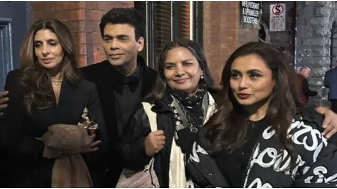 IFFM: Shabana Azmi joins Karan Johar, Rani Mukerji, Shweta Bachchan have gala time IFFM: Shabana Azmi joins Karan Johar, Rani Mukerji, Shweta Bachchan have gala time