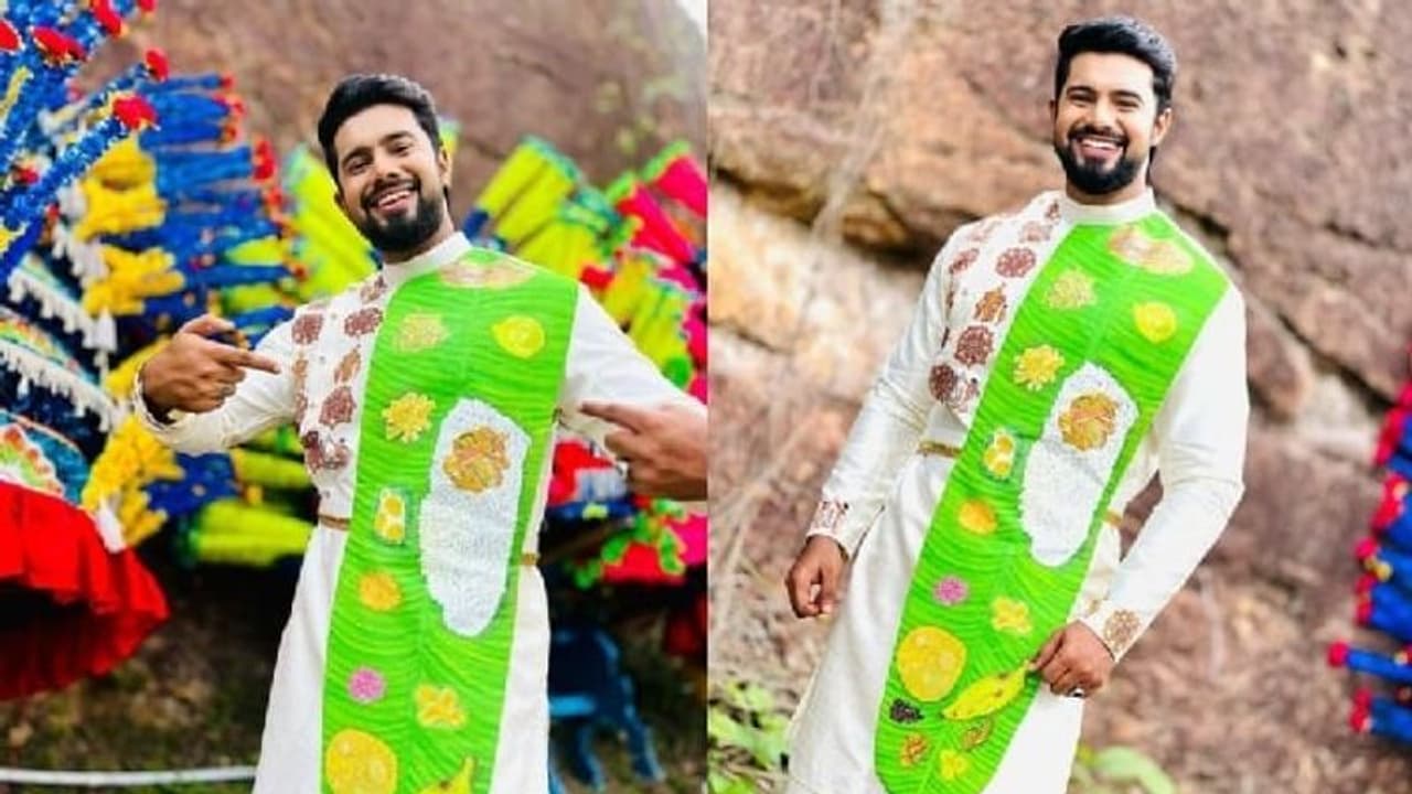 തൂശനിലയിൽ വിളമ്പിയ സദ്യ! വസ്ത്രത്തിൽ വ്യത്യസ്തതയുമായി നലീഫ് ജിയ, ചിത്രങ്ങൾ തൂശനിലയിൽ വിളമ്പിയ സദ്യ! വസ്ത്രത്തിൽ വ്യത്യസ്തതയുമായി നലീഫ് ജിയ, ചിത്രങ്ങൾ