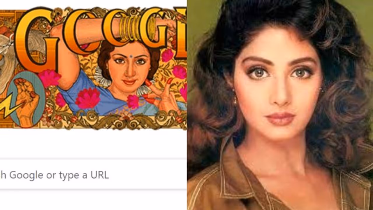 ആദ്യ ലേഡി സൂപ്പര്‍സ്റ്റാറിന്‍റെ 60 ാം ജന്മവാര്‍‌ഷികം; ശ്രീദേവിക്ക് ആദരവുമായി ഗൂഗിള്‍
