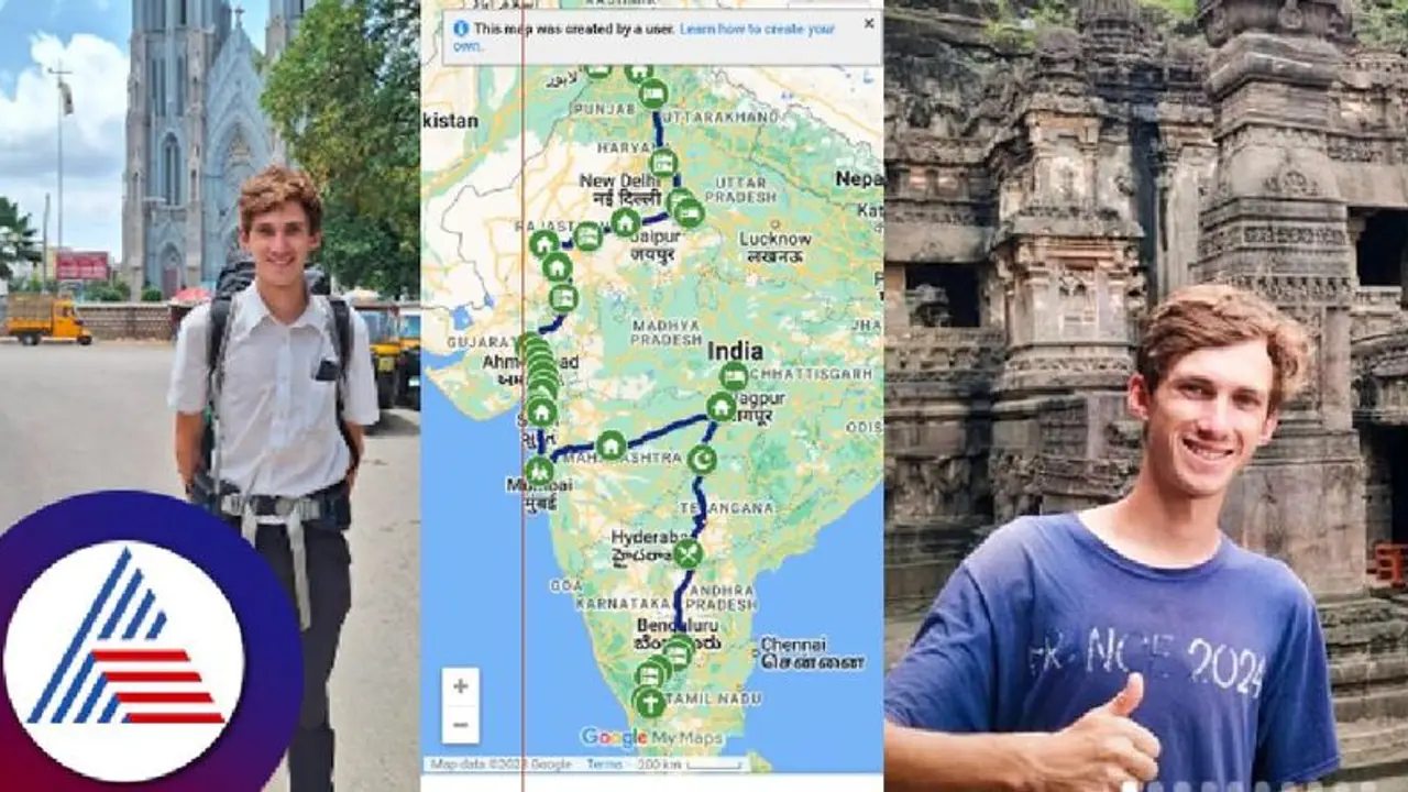 ಲಿಫ್ಟ್ ಕೇಳಿಕೊಂಡೇ 14 ದೇಶ, 20 ಸಾವಿರ ಕಿಮೀ ಪ್ರಯಾಣಿಸಿದ ಭೂಪ: ಭಾರತವೇ ಬೆಸ್ಟ್ ಅಂತಾನೆ! ಲಿಫ್ಟ್ ಕೇಳಿಕೊಂಡೇ 14 ದೇಶ, 20 ಸಾವಿರ ಕಿಮೀ ಪ್ರಯಾಣಿಸಿದ ಭೂಪ: ಭಾರತವೇ ಬೆಸ್ಟ್ ಅಂತಾನೆ!