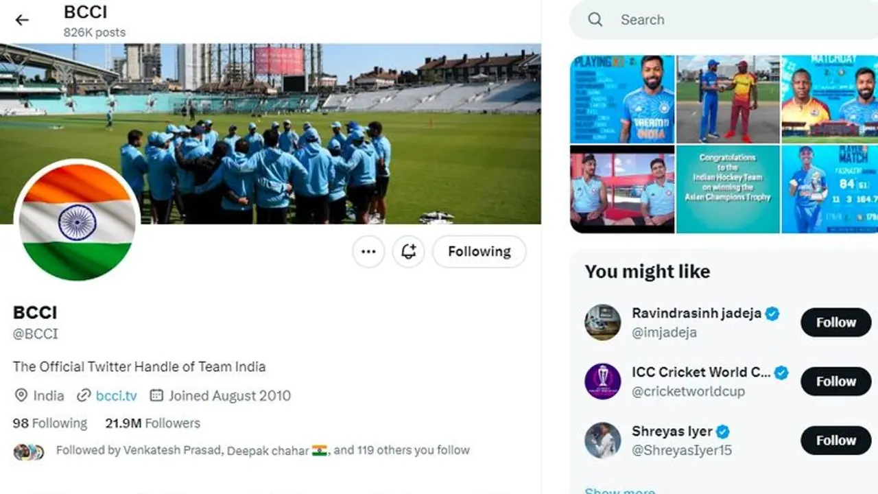 ತ್ರಿವರ್ಣ ಧ್ವಜ ಪ್ರೊಫೈಲ್ ಪಿಕ್ ಹಾಕಿದ ಬಿಸಿಸಿಐಗೆ ಶಾಕ್, ಖಾತೆಯಿಂದ ಬ್ಲೂಟಿಕ್ ತೆಗೆದ ಟ್ವಿಟರ್! ತ್ರಿವರ್ಣ ಧ್ವಜ ಪ್ರೊಫೈಲ್ ಪಿಕ್ ಹಾಕಿದ ಬಿಸಿಸಿಐಗೆ ಶಾಕ್, ಖಾತೆಯಿಂದ ಬ್ಲೂಟಿಕ್ ತೆಗೆದ ಟ್ವಿಟರ್!