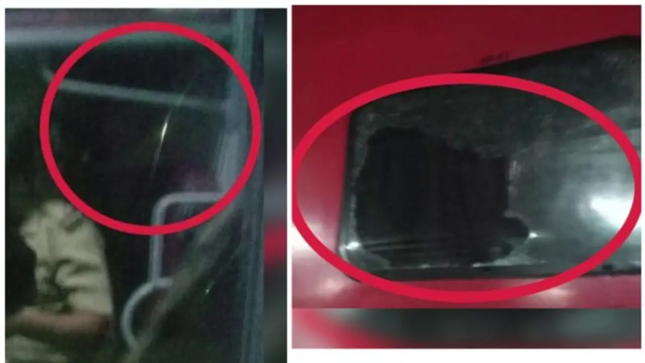 Stones pelted at three running trains in Kerala; three held Stones pelted at three running trains in Kerala; three held