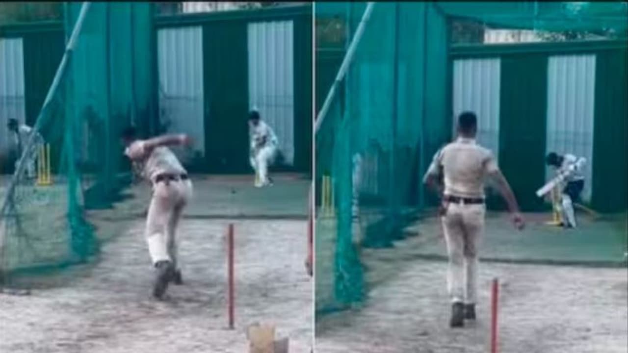 ನೀ ಎಲ್ಲೋ ಇರ್ಬೇಕಿತ್ತು ಗುರು... ಪೊಲೀಸ್ ಪೇದೆಯ ಸೂಪರ್ ಬೌಲಿಂಗ್‌ಗೆ ಕ್ಲೀನ್‌ಬೌಲ್ಡ್ ಆದ ನೋಡುಗರು