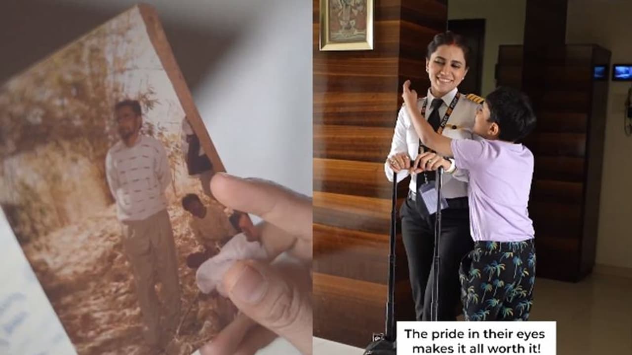 ಮಗಳ ಪೈಲಟ್ ಮಾಡಲು ಜಮೀನು ಮಾರಿದ ಅಪ್ಪ, ವಿಮಾನ ಹಾರಿಸೋ ಟೀನಾ 2 ಮಕ್ಕಳ ತಾಯಿ! ಮಗಳ ಪೈಲಟ್ ಮಾಡಲು ಜಮೀನು ಮಾರಿದ ಅಪ್ಪ, ವಿಮಾನ ಹಾರಿಸೋ ಟೀನಾ 2 ಮಕ್ಕಳ ತಾಯಿ!