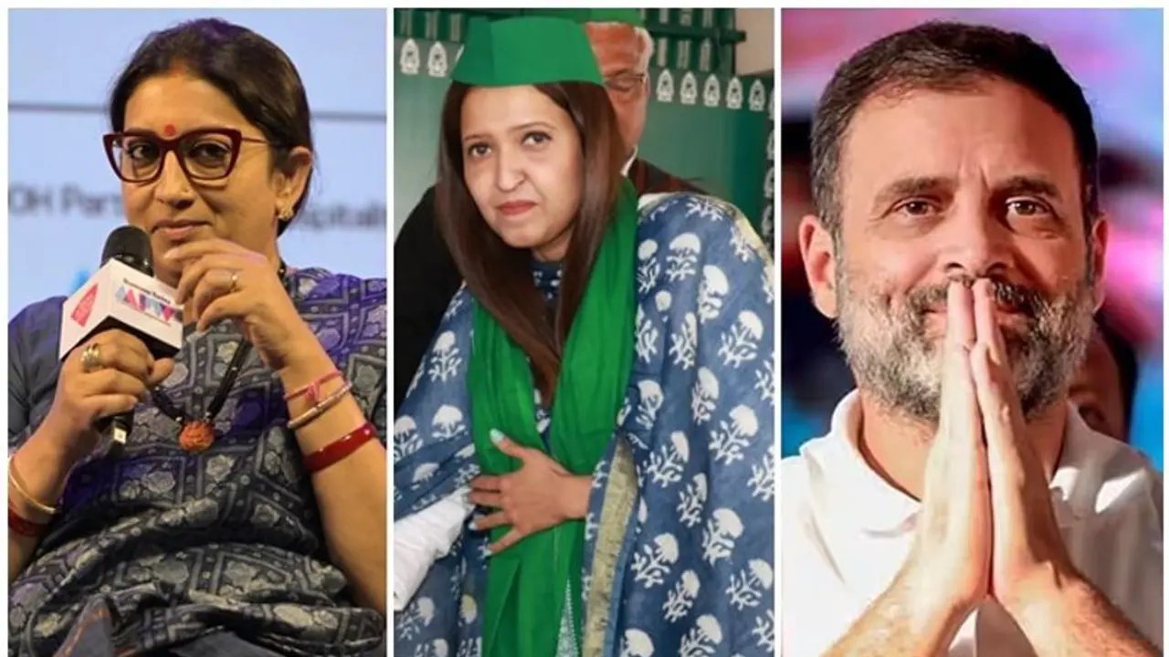 ಸ್ಮೃತಿ ಇರಾನಿ '5 ಎಕ್ಸ್‌ಎಲ್‌ ಕಮರ್ಷಿಯಲ್‌ ಸಿಲಿಂಡರ್‌', ಆರ್‌ಜೆಡಿ ನಾಯಕಿ ಸಾರಿಕಾ ಪಾಸ್ವಾನ್‌!