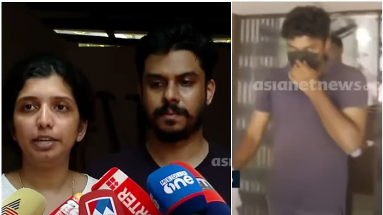 സിഗ്‌നലില്‍ ഹോണ്‍ മുഴക്കി; കൊല്ലത്ത് നവദമ്പതികളുടെ കാര്‍ അടിച്ച് തകര്‍ത്ത് സിഐയുടെ മകന്‍, അറസ്റ്റ്