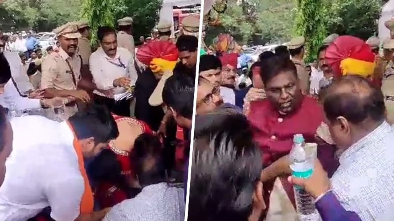 On stage collapse: Madhya Pradesh minister's health woes amid Independence Day parade | WATCH On stage collapse: Madhya Pradesh minister's health woes amid Independence Day parade | WATCH