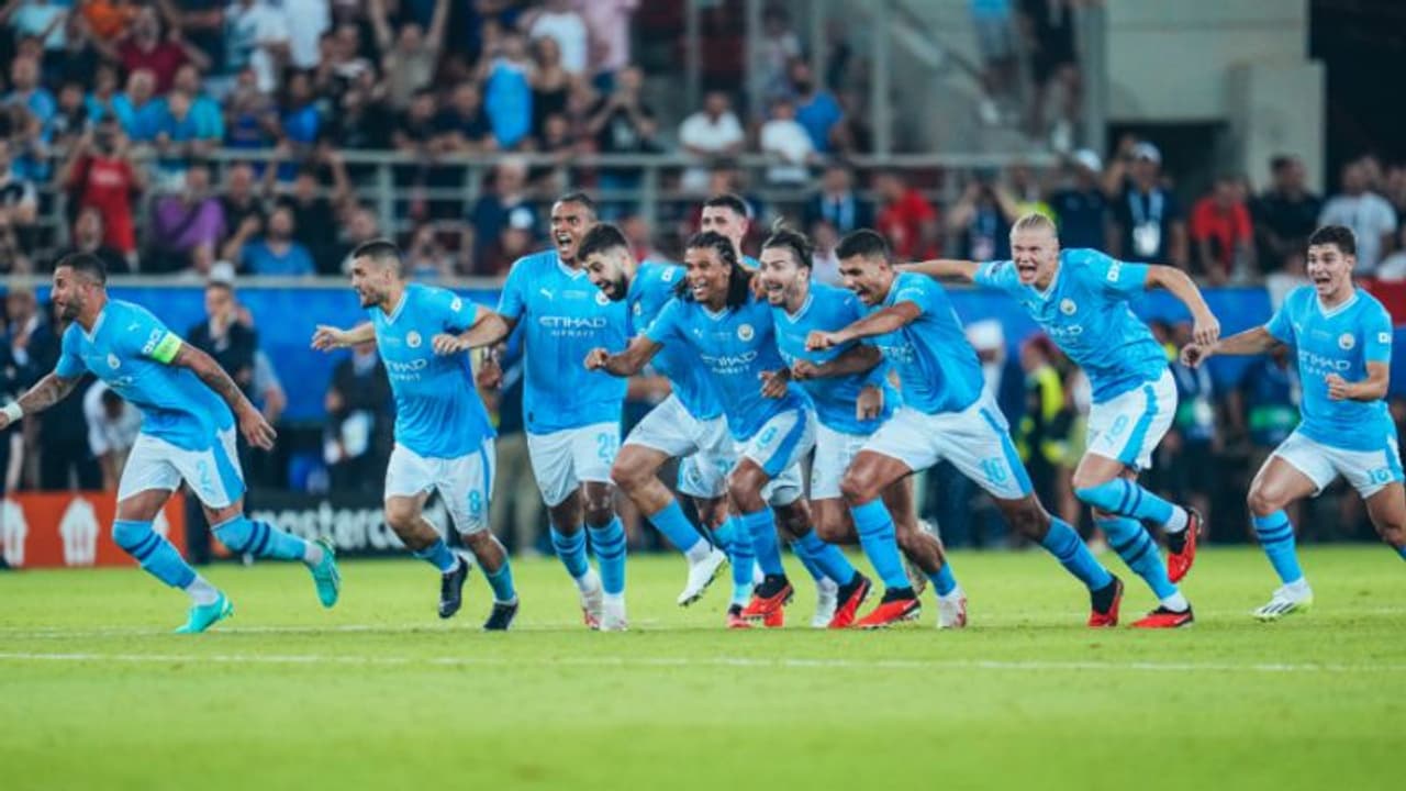 യുവേഫ സൂപ്പർ കപ്പ്: സെവിയ്യയെ പെനല്റ്റി ഷൂട്ടൗട്ടില് വീഴ്ത്തി മാഞ്ചസ്റ്റര് സിറ്റിക്ക് കിരീടം യുവേഫ സൂപ്പർ കപ്പ്: സെവിയ്യയെ പെനല്റ്റി ഷൂട്ടൗട്ടില് വീഴ്ത്തി മാഞ്ചസ്റ്റര് സിറ്റിക്ക് കിരീടം